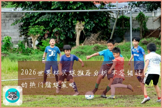 2026世界杯买球推荐分析 不容错过的热门赌球策略